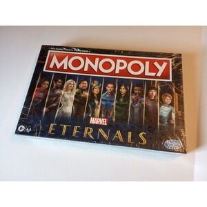 Monopoly Marvel Eternals‎ Board Game - Brand New - Plastic Wrap Tear See Photos